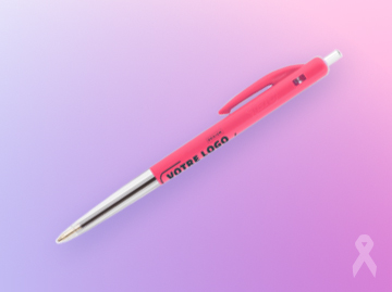 stylos et surligneurs BIC octobre rose